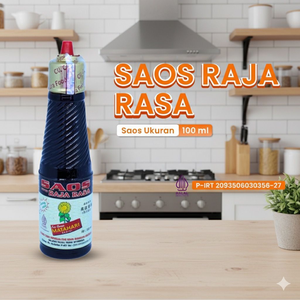 Saos Raja Rasa Serbaguna Premium Cap Bunga Matahari 100ML