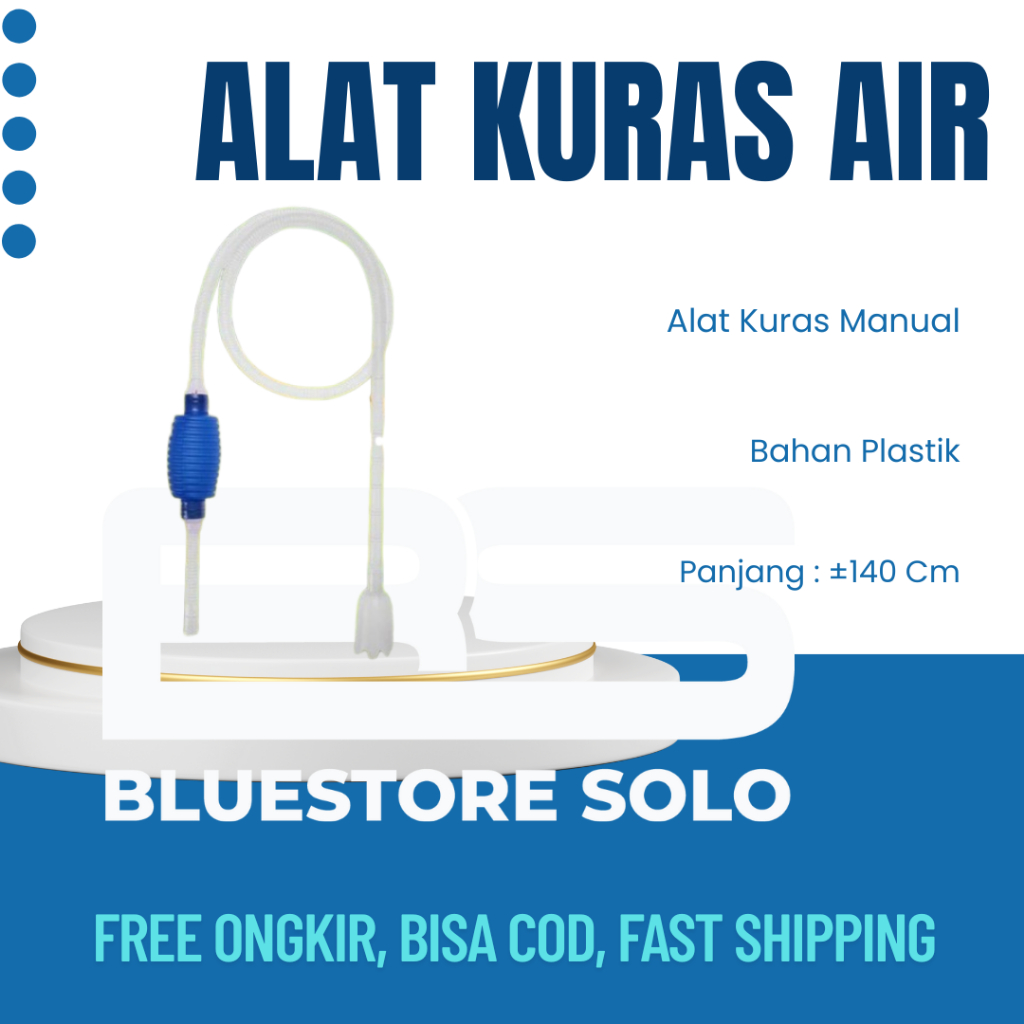 Alat Kuras Air Aquarium Alat Penguras Air Aquarium Cleaner Pump Siphon Manual Alat Bersih Aquarium