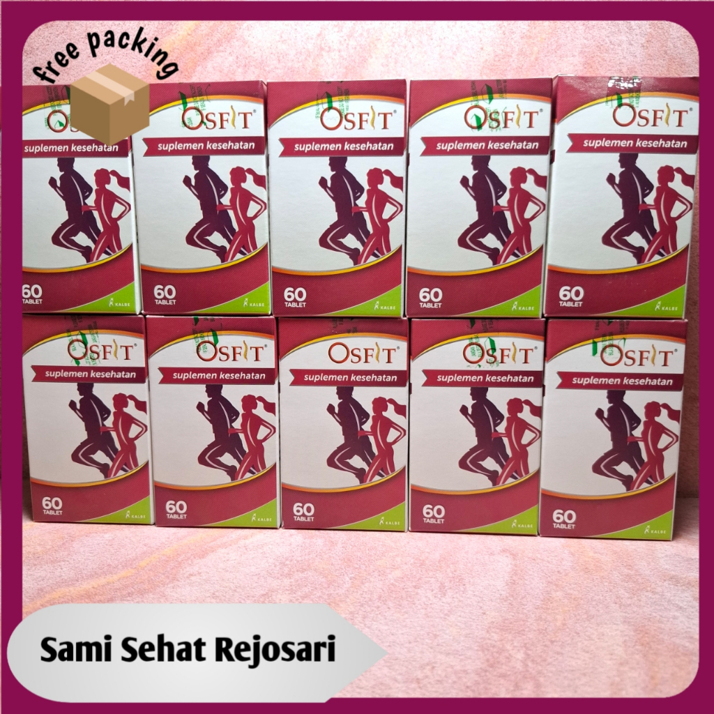10 botol OSFIT Tablet Isi 60 Tablet (suplemen kesehatan tulang)