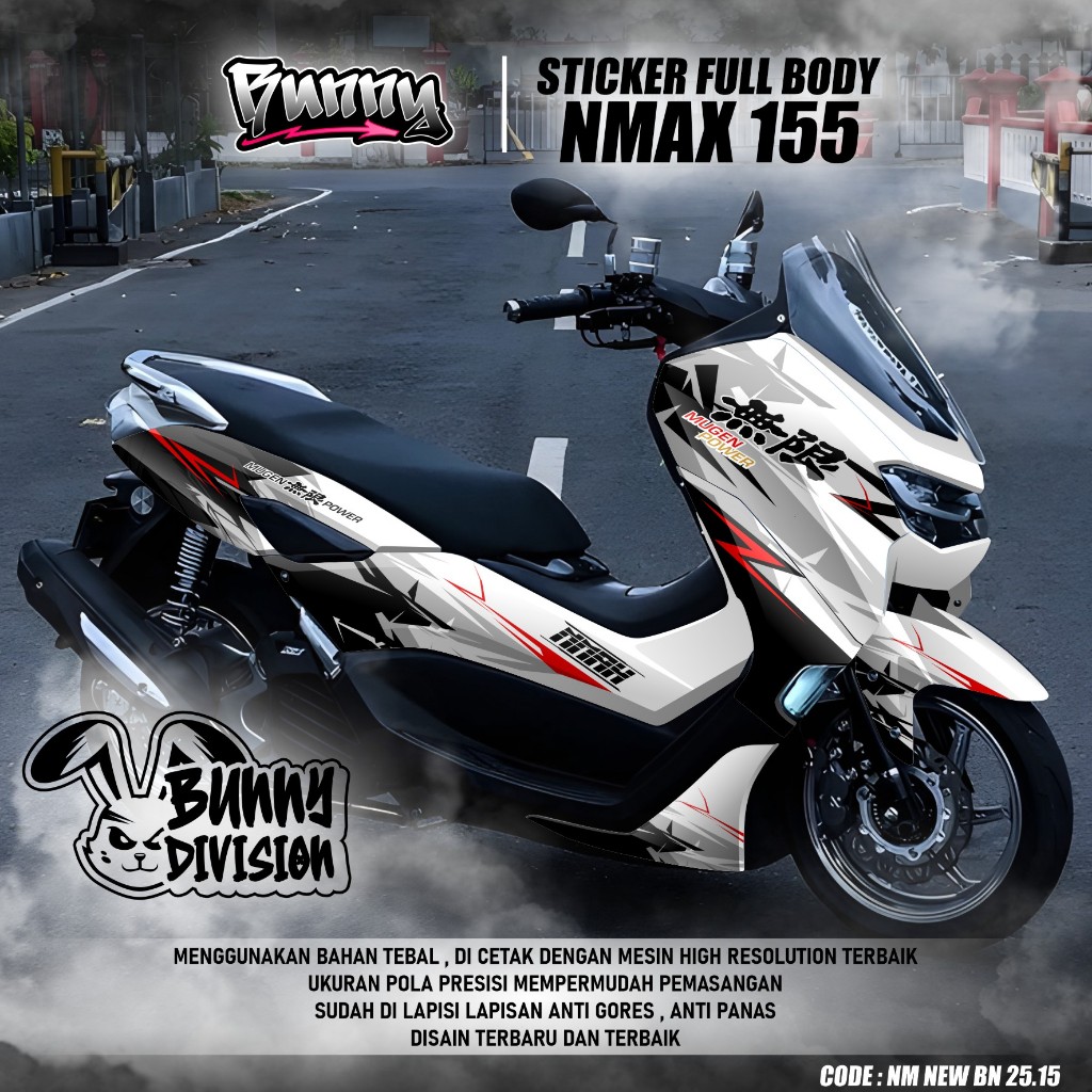 (COD) TERBARU Decal Sticker Motor Yamaha Nmax 155 New 2020 2021 2022 2023 2024 Full body - Stiker Sk