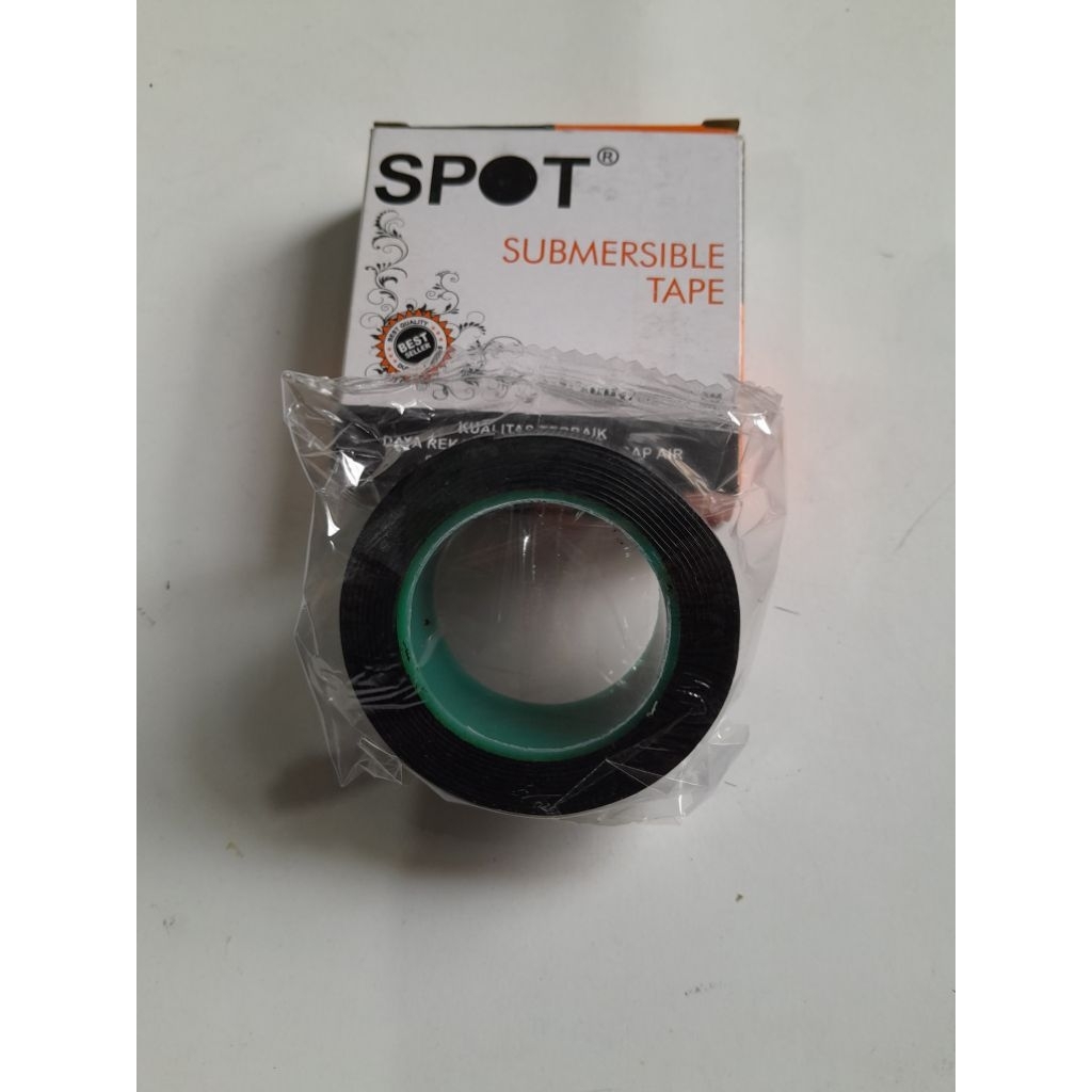 isolasi pompa sibel tahan air merk spot / spot submersible tape / isolasi spot sibel