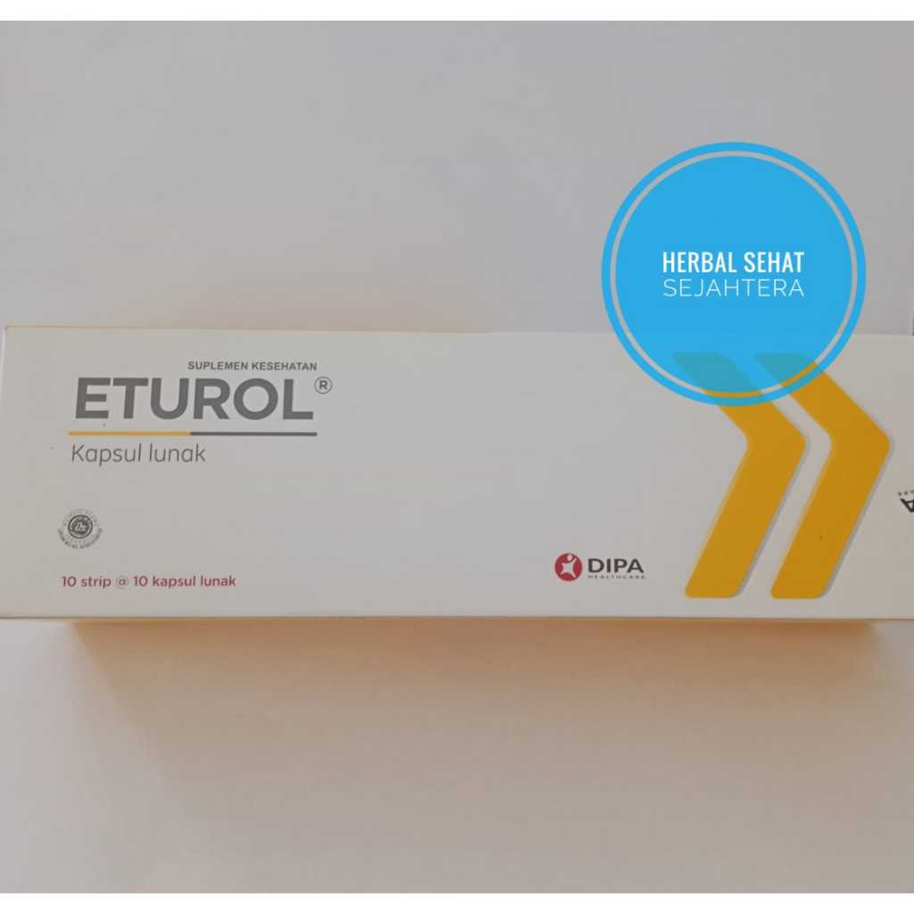 ETUROL Eturol 400 IU isi 10 Kapsul (PER STRIP) - untuk membantu memenuhi kebutuhan vitamin E - Dipa