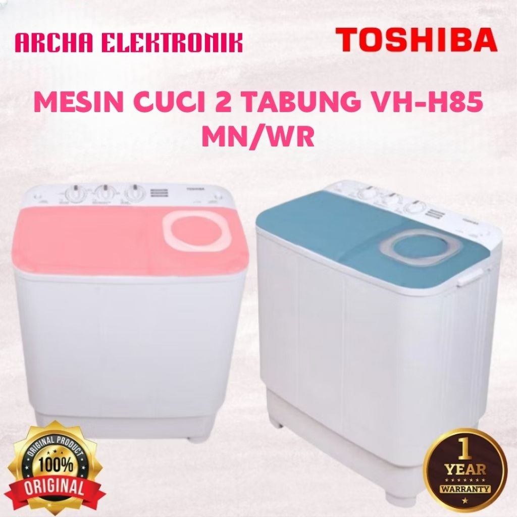 MESIN CUCI TOSHIBA 2 TABUNG 8 KG BERGARANSI RESMI