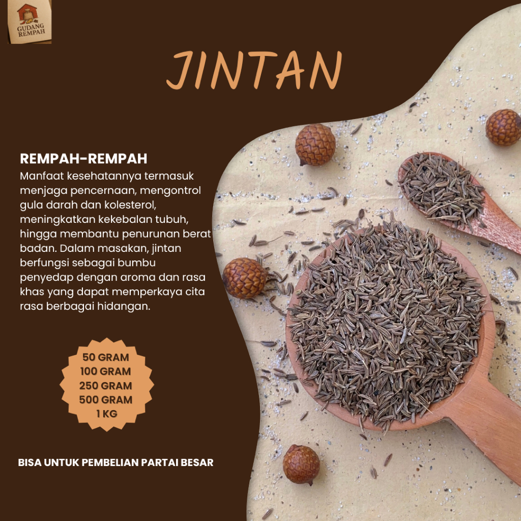 

jintan rempah murah lengkap100 kg - 1 kg