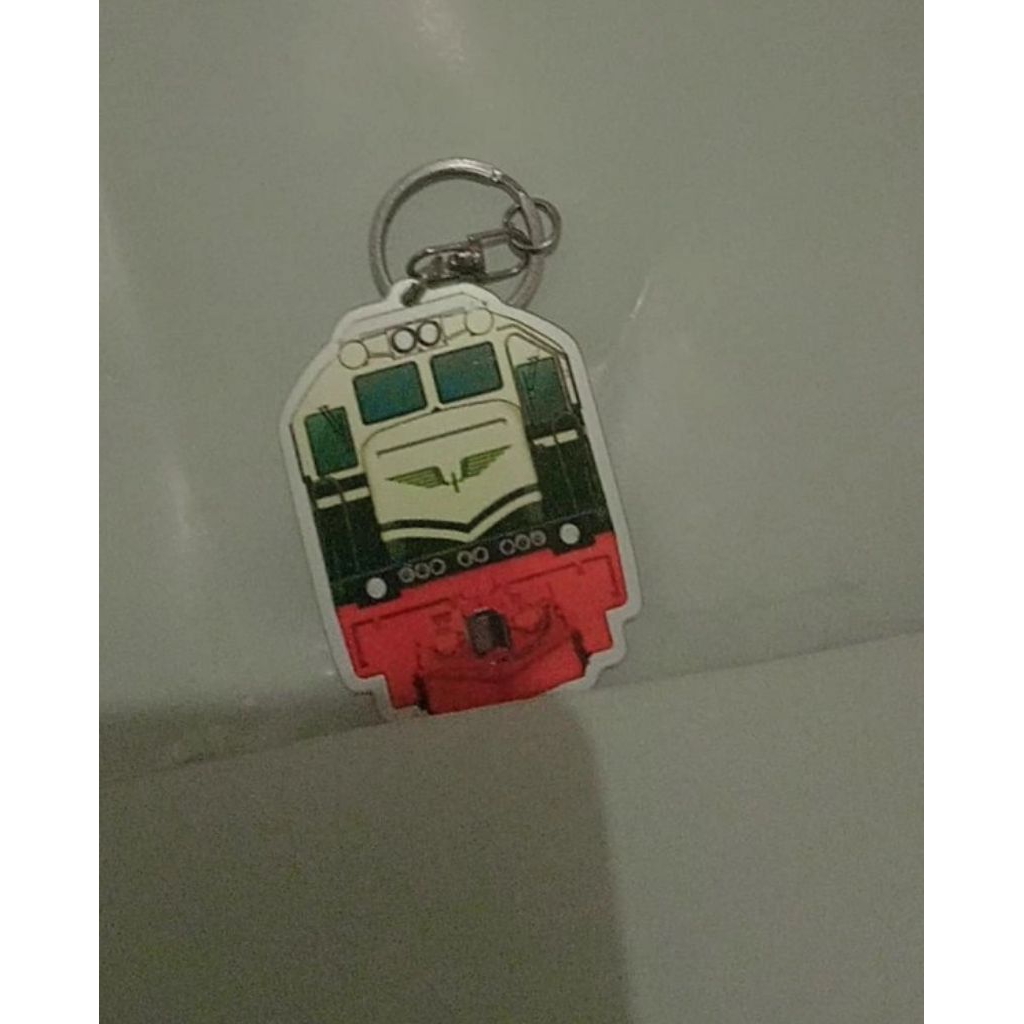 Gantungan kunci lokomotif CC 201 vintage