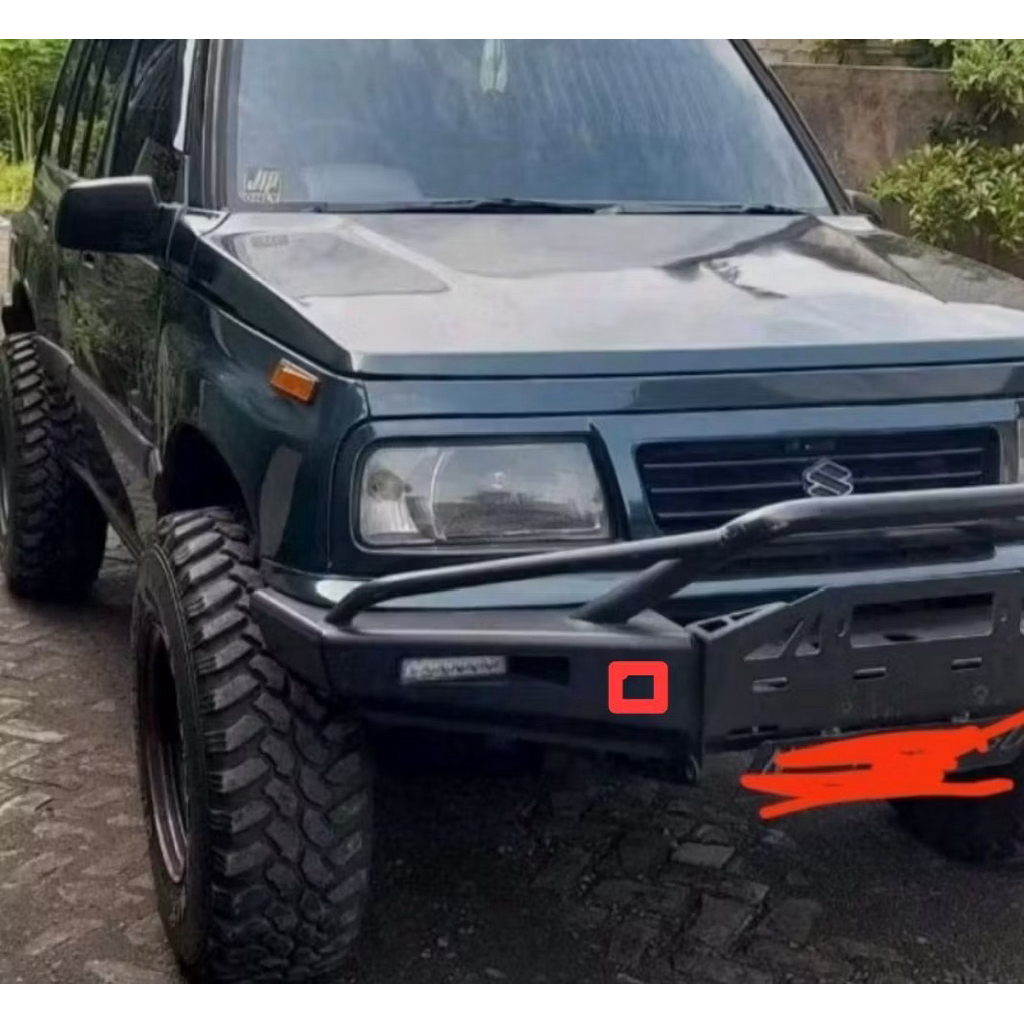 bemper depan dan belakang vitara escudo sidekick