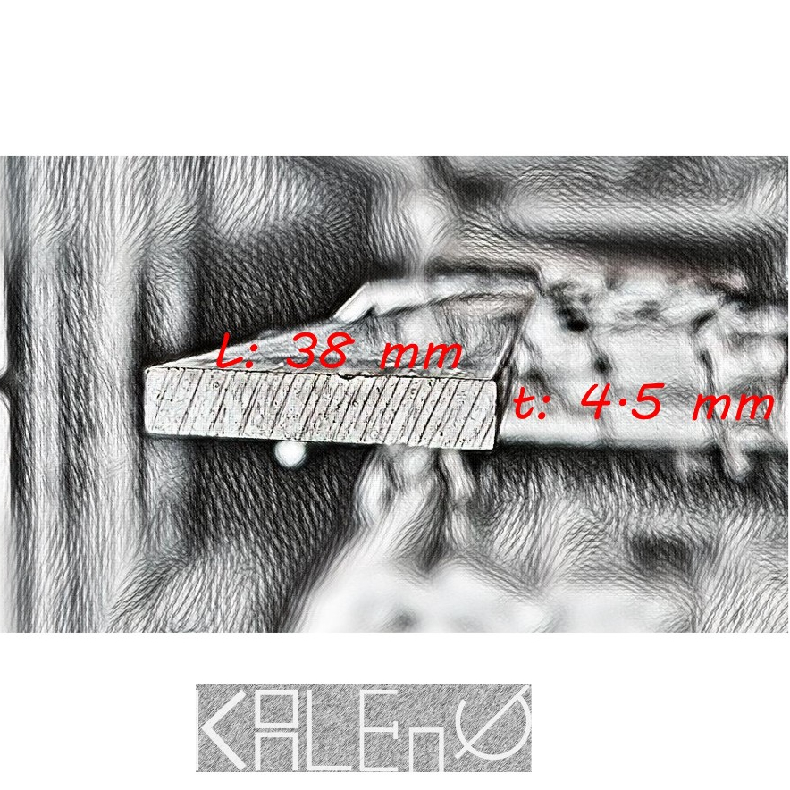 Plat Strip Aluminium (1½") 38 x 4.5 mm