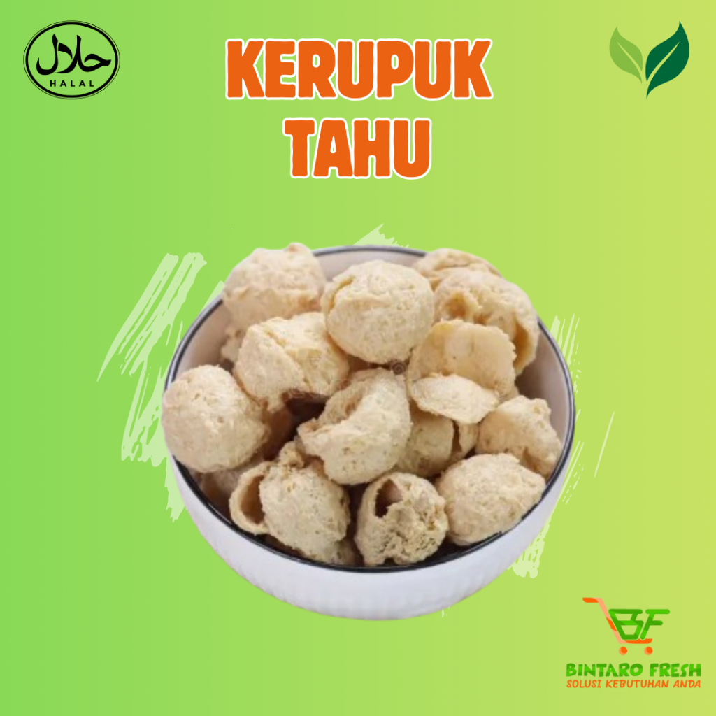 Kerupuk tahu walik 125 Gr/ Keripik tahu walik crispy/ Tahu bulat crispy