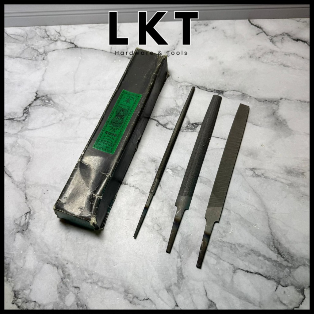 INDIA Kikir Gergaji Kasar Model Plat Datar / Setengah Bulat / Bulat 4 6 8 10 12 Inch - Files