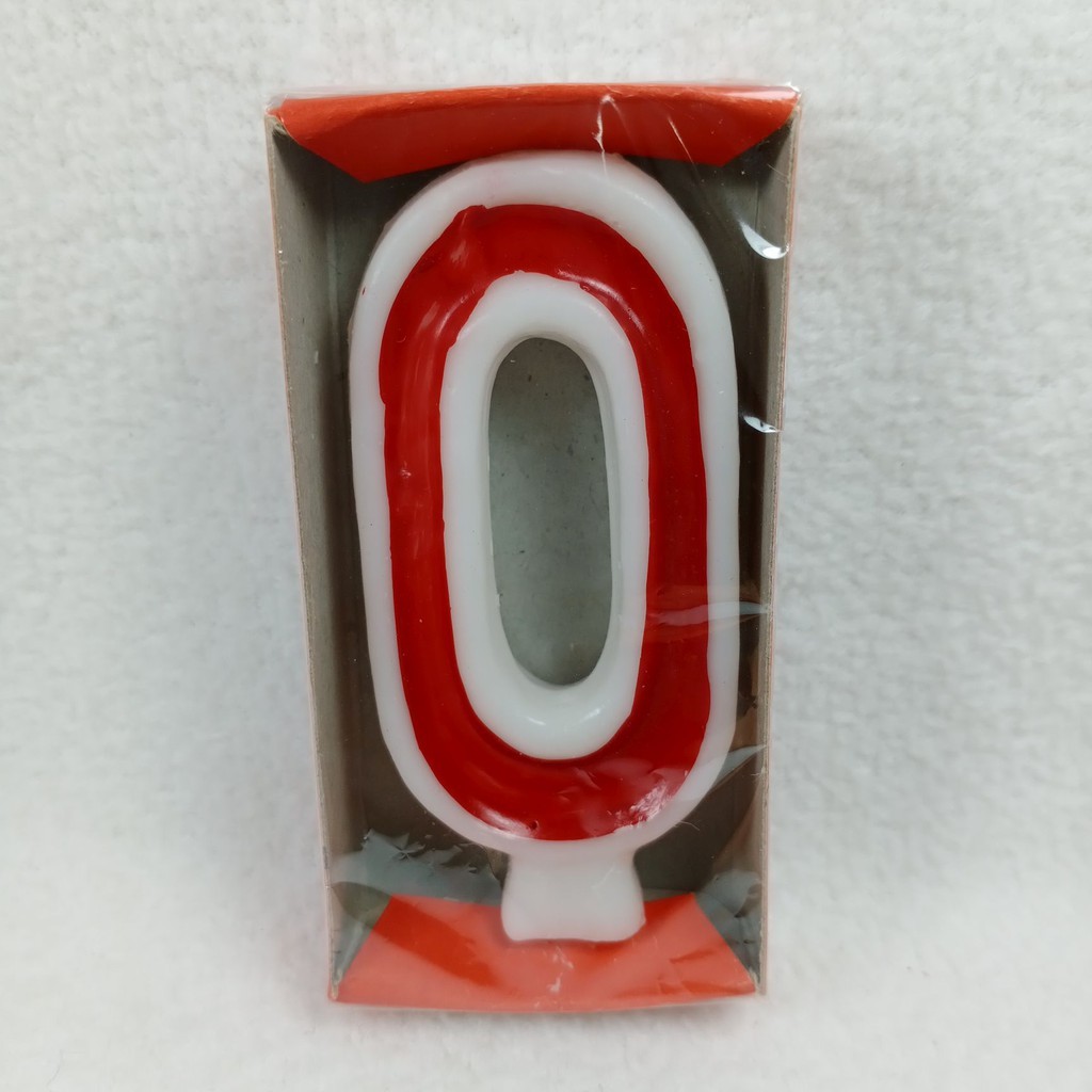 Lilin Angka Ultah Merah Putih / Lilin Angka Merah Putih / Lilin Angka Wina