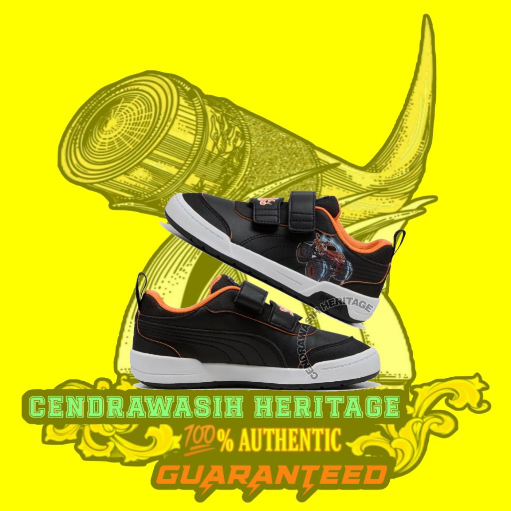 Puma Youth Multiflex 2 Hot Wheels 2 SL V Ps Black Original