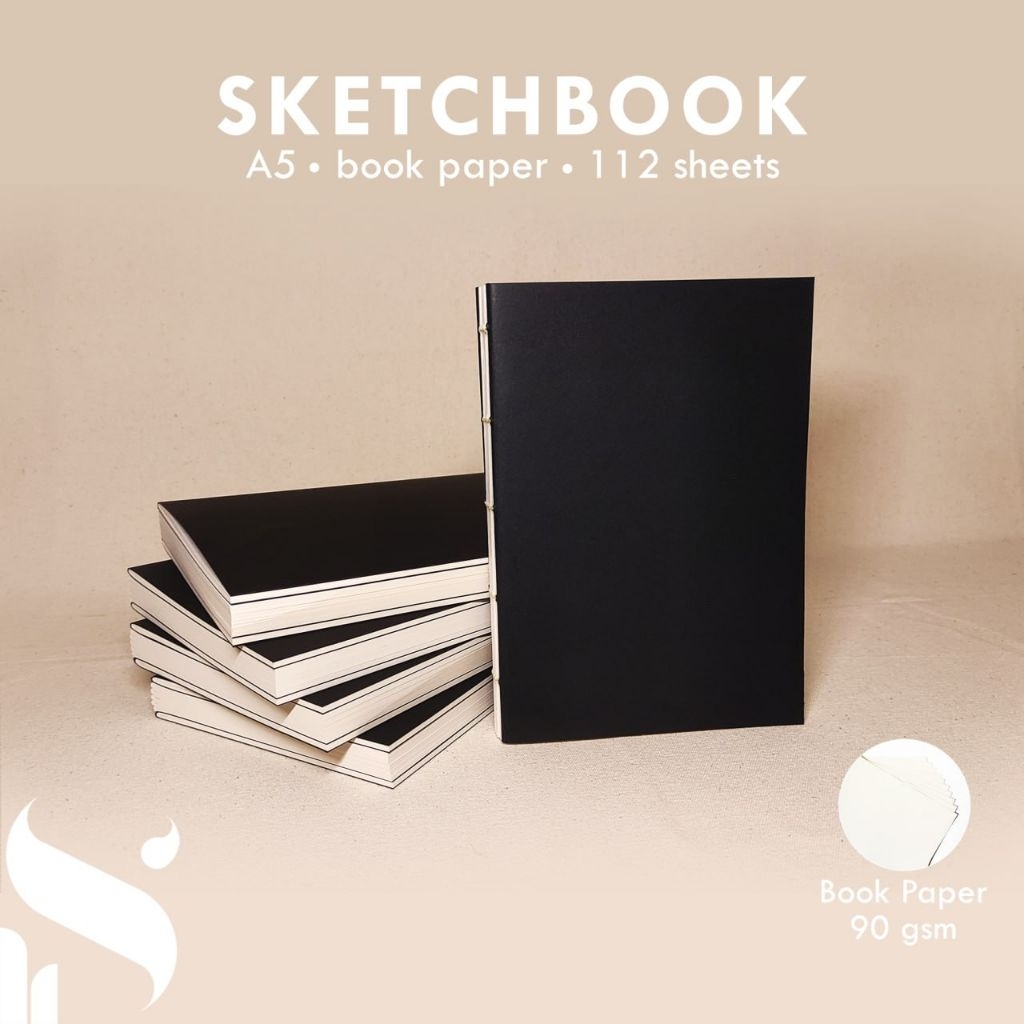 

SKETCHBOOK A5 - BOOKPAPER 90 GSM - HANDBOUND