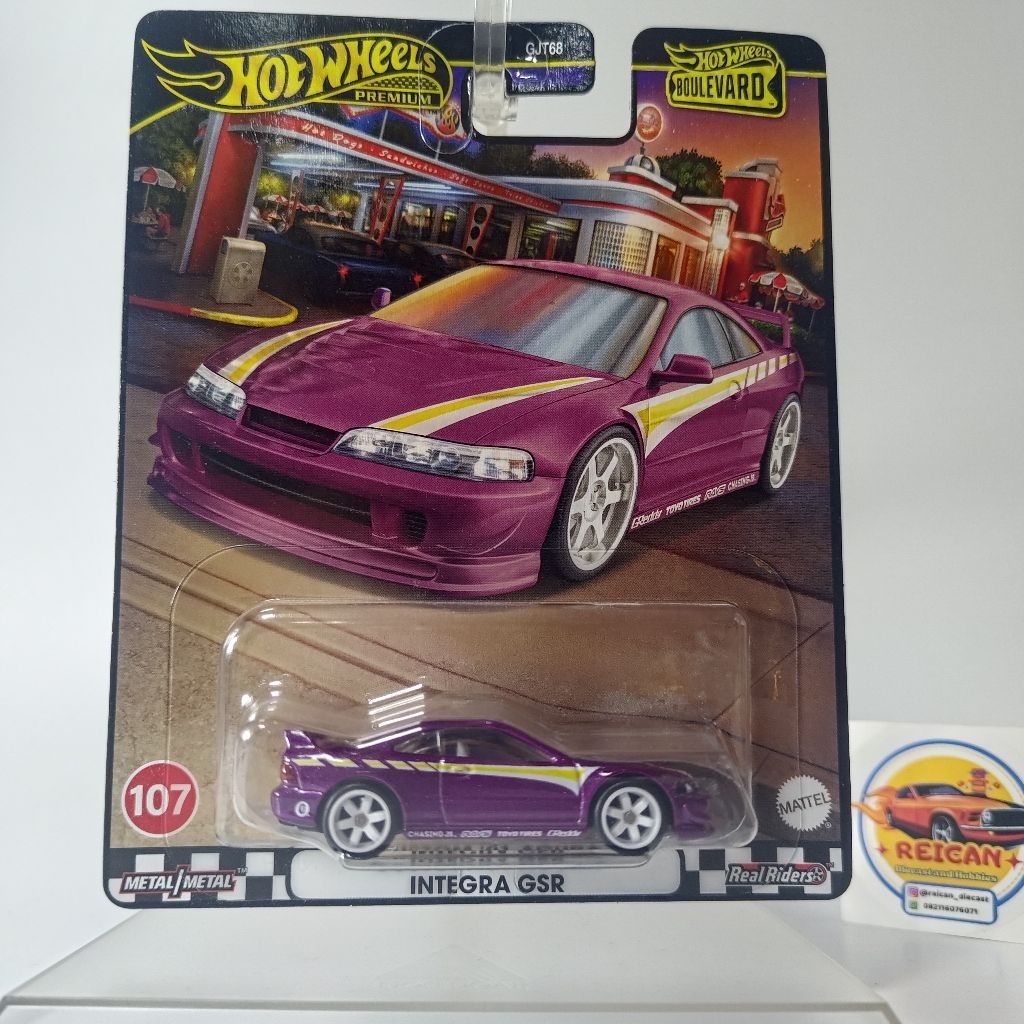 Hot Wheels PREMIUM - BOULEVARD - CUSTOM 01 ACURA INTEGRA GSR