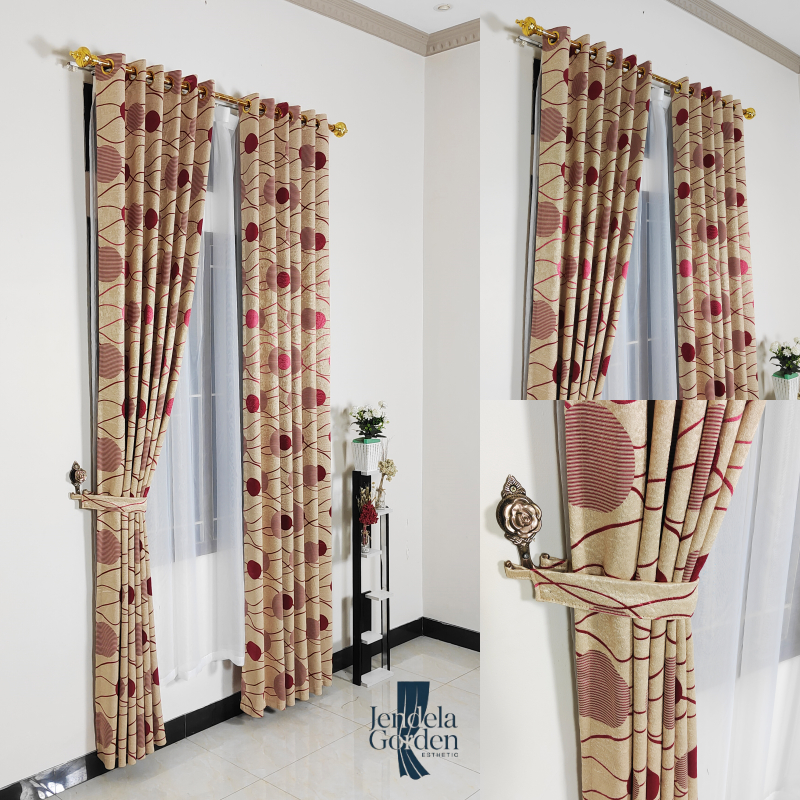 Gorden Blackout Gorden blackout import mewah tebal dan lembut Gorden blackout murah