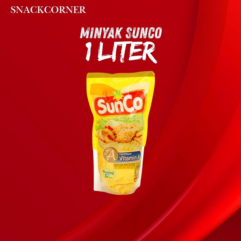 

Minyak Goreng Sunco 1 Liter - Minyak Jernih & Tidak Mudah Hitam - Asli