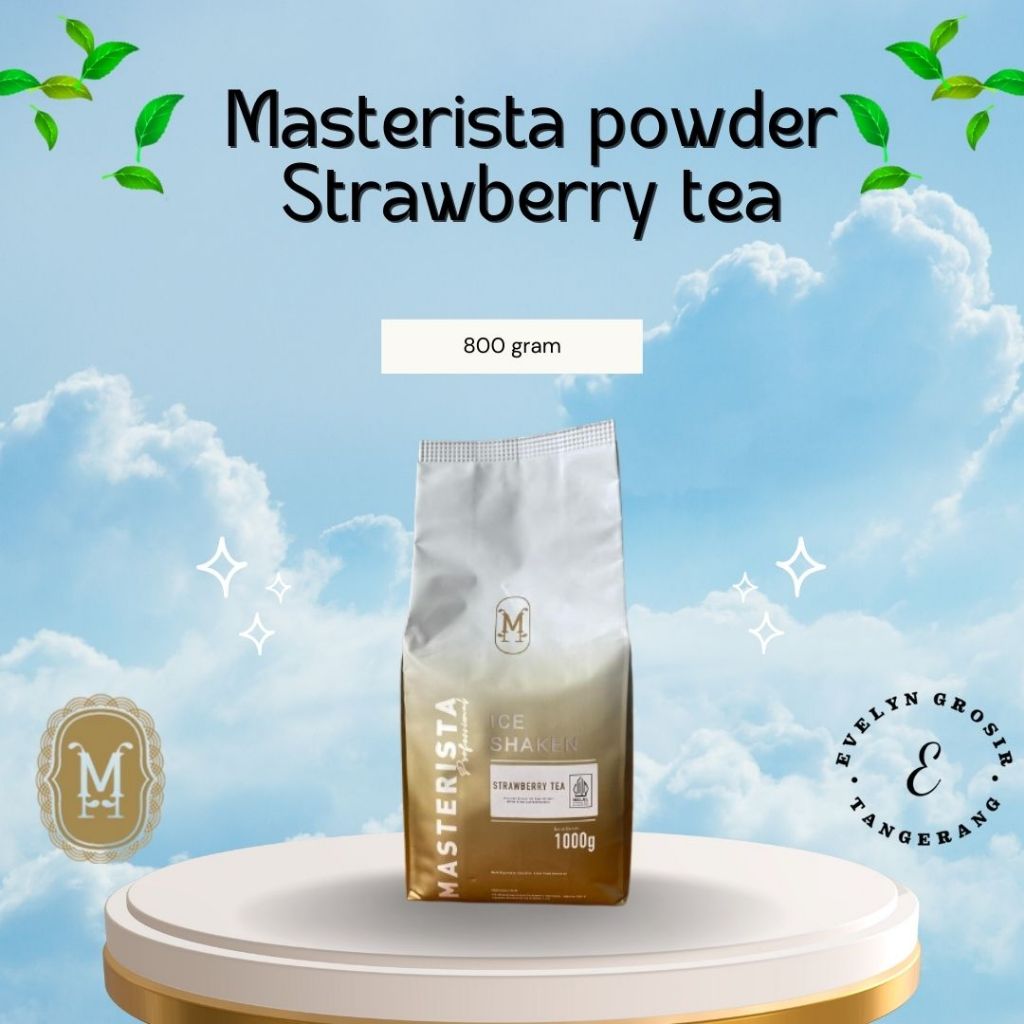 

Bubuk Minuman Masterista Strawberry Tea 1kg / Bubuk Minuman Rasa Strawberry / Bubuk Strawberry Tea