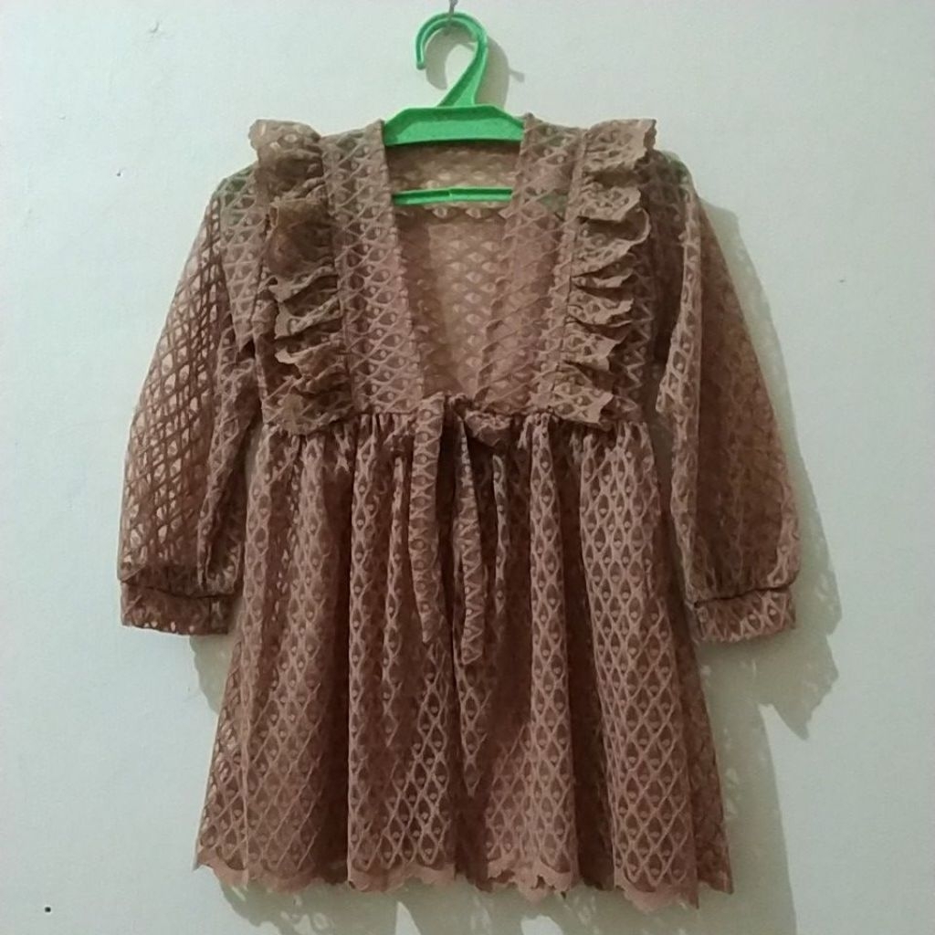 Cuci gudang Outer Brokat anak serba 40