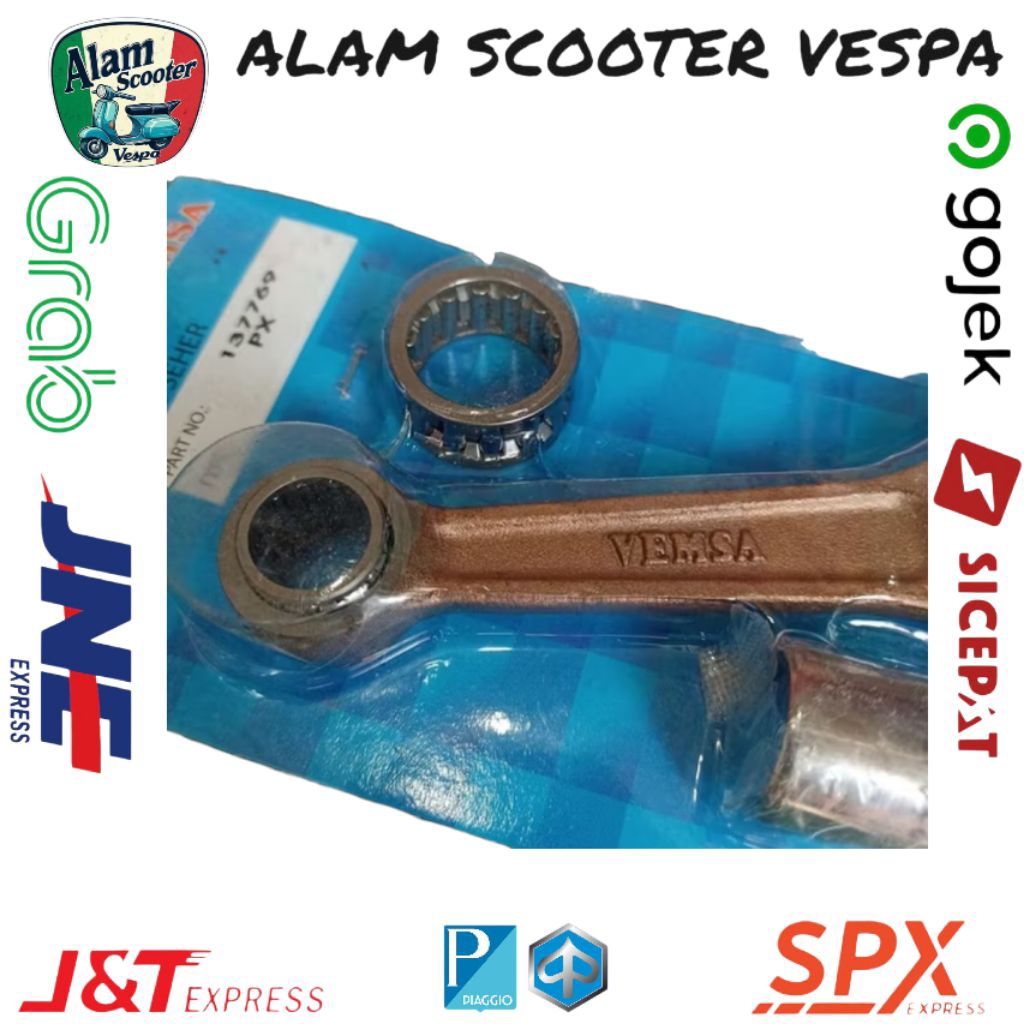 setang seher lengkap vemsa stang seher vespa super sprint px excel pxe exclusive merk vemsa