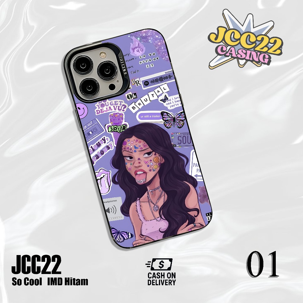 Case Hp Cewe Aesthetic Lucu Motif Olivia Radrigo For Xiaomi Redmi Pco C65 C75 M5S M6 PRO X6 X7 5G