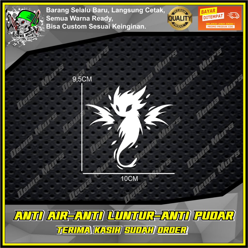 Cutting Sticker SILUET NAGA Sticker Cocok Buat Motor Dan Mobil
