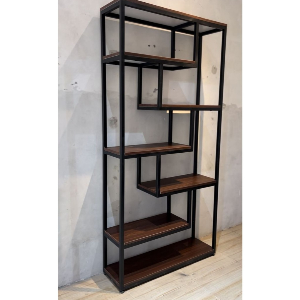 rak partisi industrial besi 2 sisi