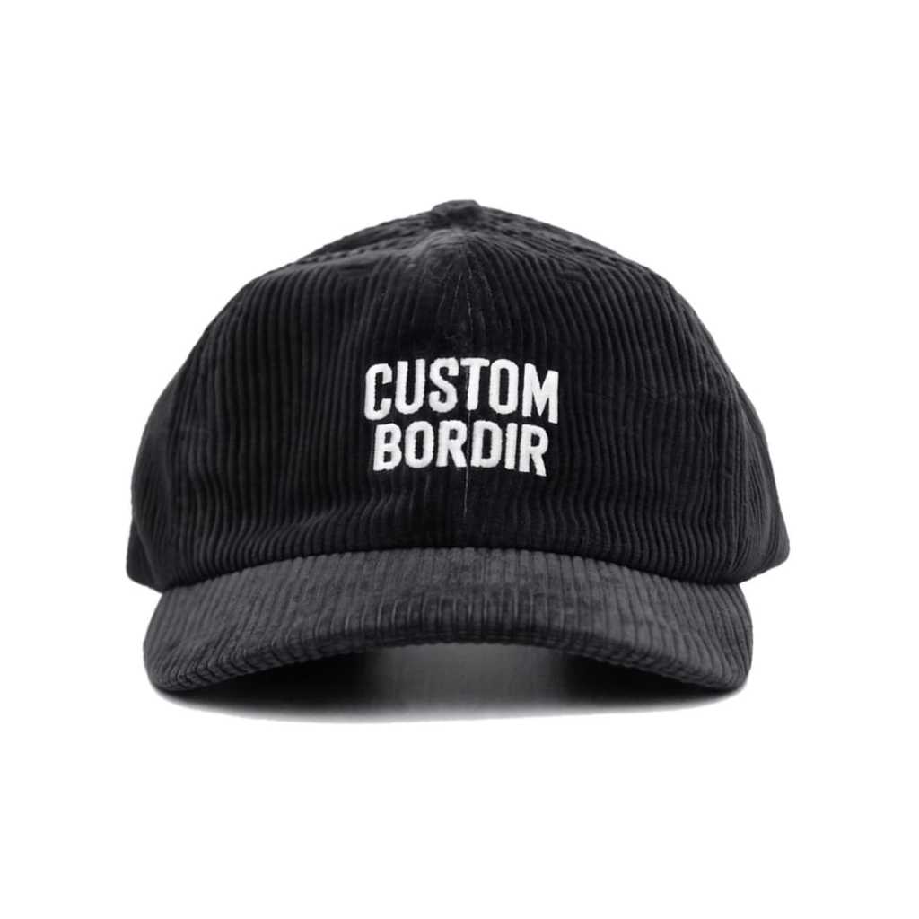 Topi Corduroy Custom Bordir Unisex