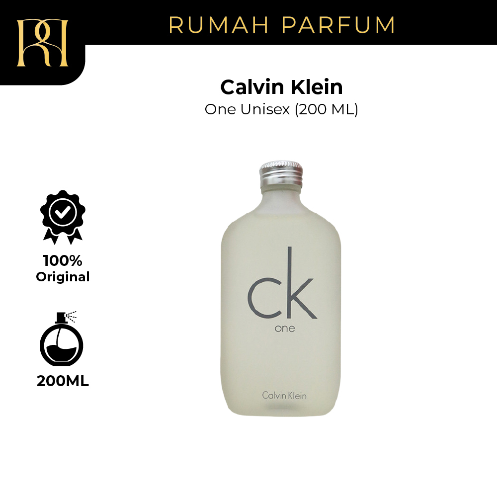 Calvin Klein One Unisex (200 ML) Parfum Pria Wanita Tahan Lama