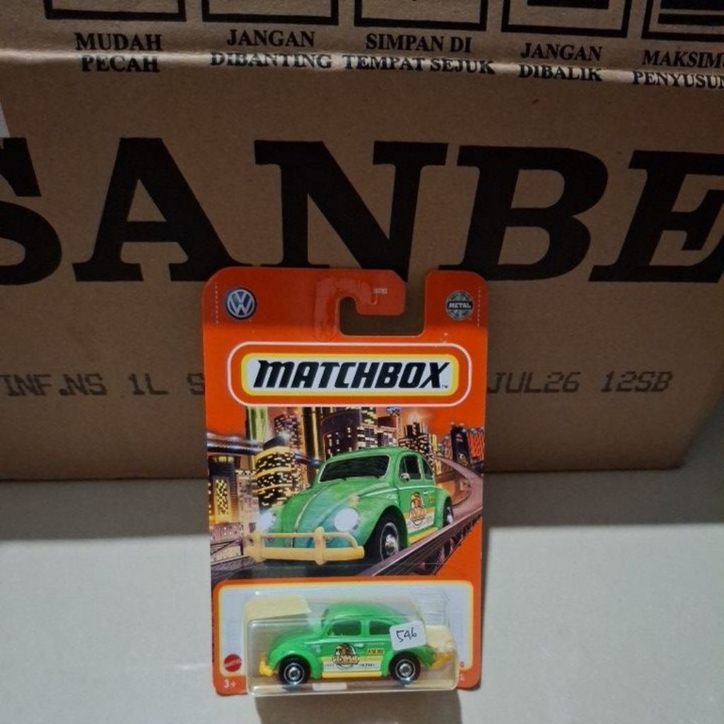 62 volkswagen beetle matchbox taxi hijau