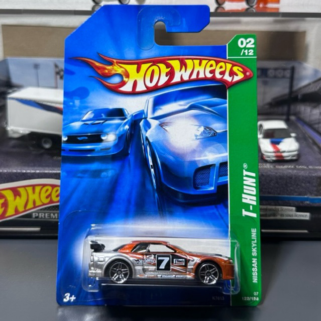 HOT WHEELS NISSAN SKYLINE GT-R R32 T-HUNT ©️2006 Mattel
