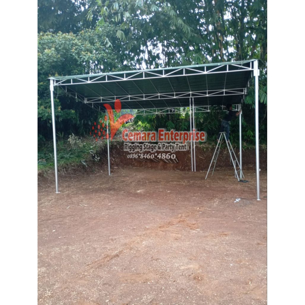 Tenda 4x6 meter tenda terop tenda kantor tenda warga tenda pesta tenda lingkungan
