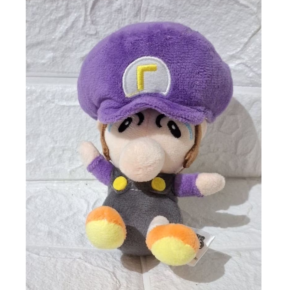 boneka waluigi topi ungu boneka karakter original brand super mario nintendo nitendo teman mario lui