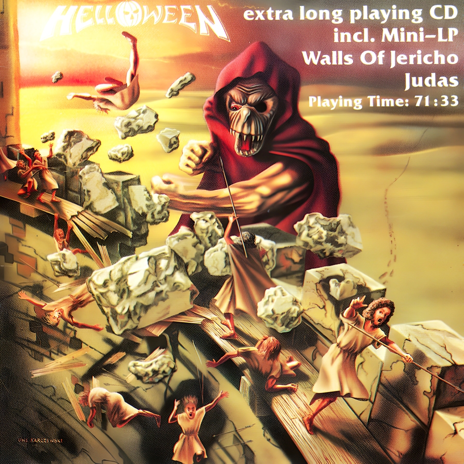 CD AUDIO MUSIC ROCK ALBUM HELLOWEEN - WALLS OF JERRICHO