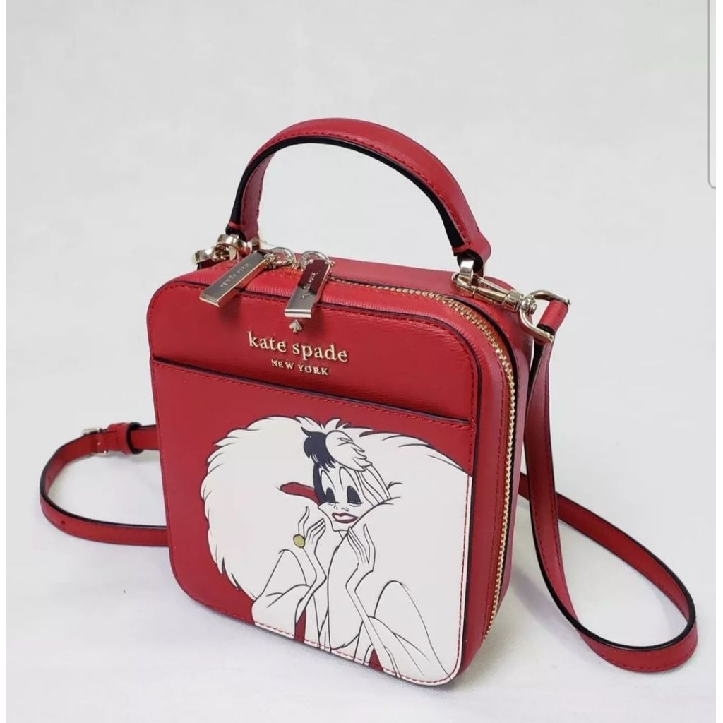 READY KS Disney X Kate Spade New York Vanity Cruella Crossbody Bag, new bisa GOJEK