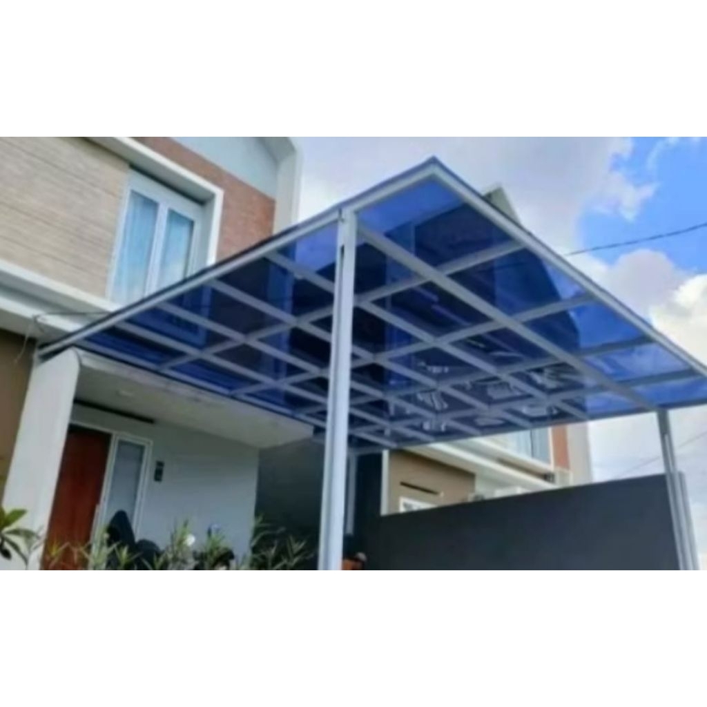 kanopi bajaringan atap solar flat