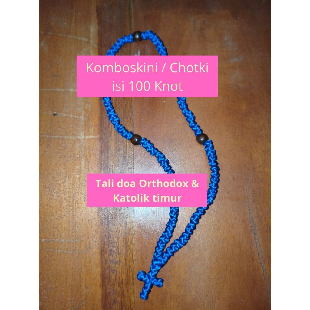 Komboskini/Chotki/Tali doa Kristen Orthodox Katolik 100 knot