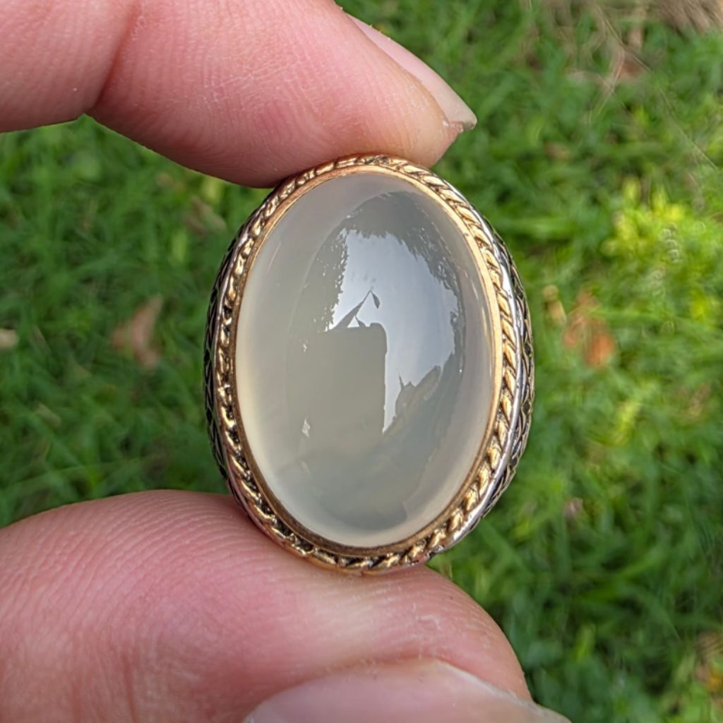 Cincin Batu Akik Anggur Pacitan Asli Batu Alam