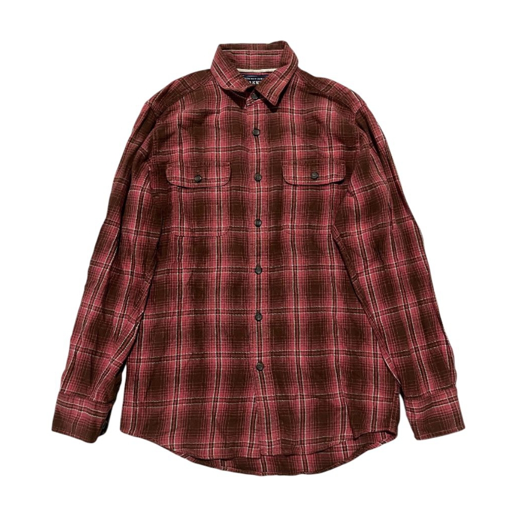 Kemeja flannel uniqlo veterano unisex