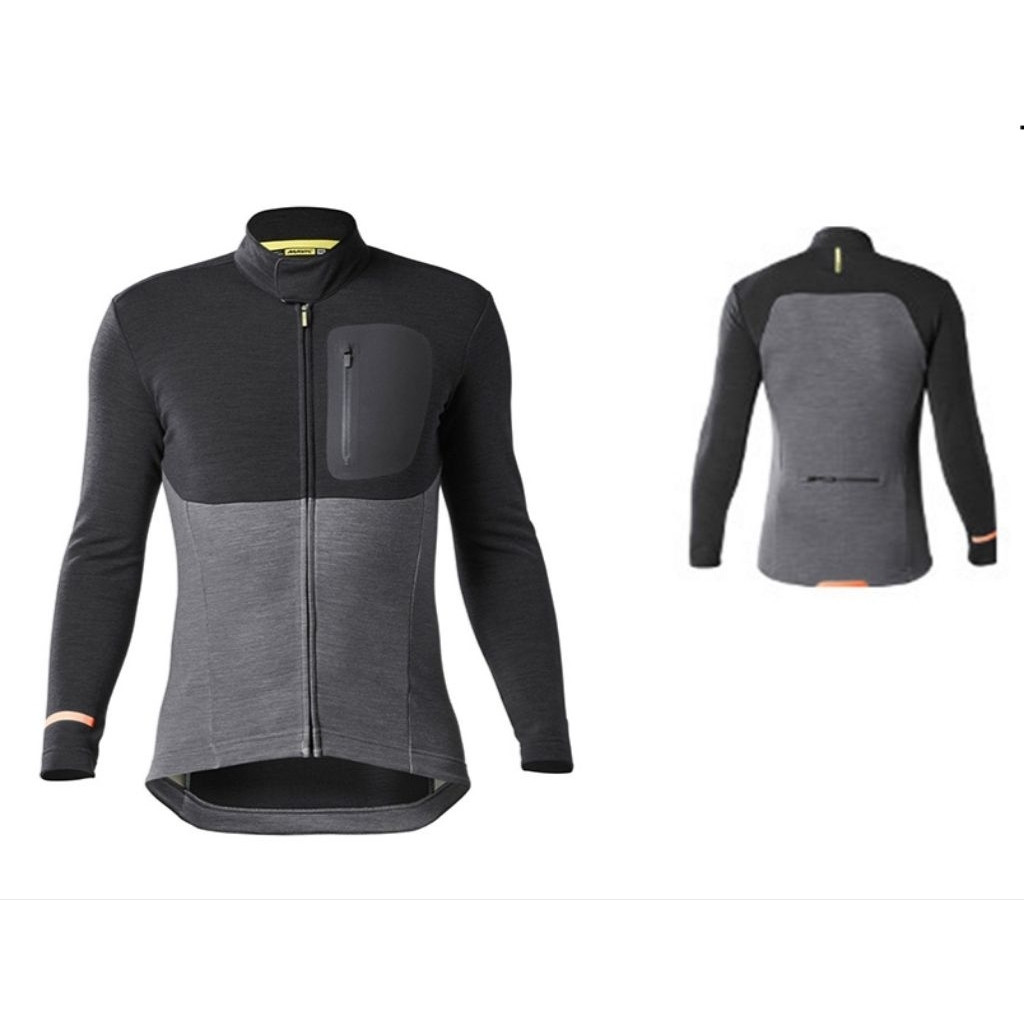 Jersey Sepeda Mavic Mens Allroad Thermo Long Sleeve Jersey Original