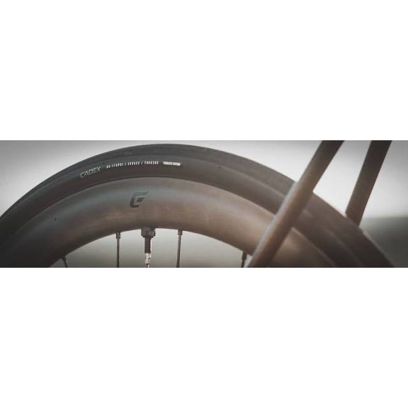 Cadex Race Aero Road Hitam Ban Tubeless Sepasang