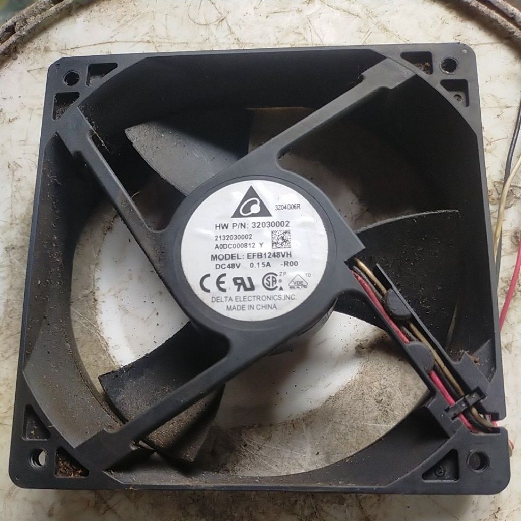 kipas cooling fan DC 48v 12x12 high speed cabutan
