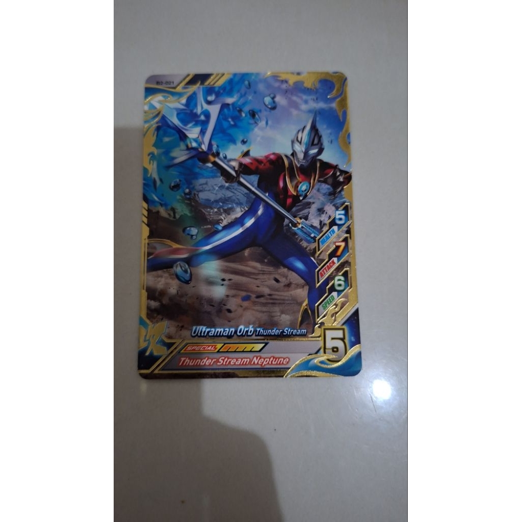 Kartu Ultraman Fusion Fight Ver 2 Ultraman Orb Thunder Stream
