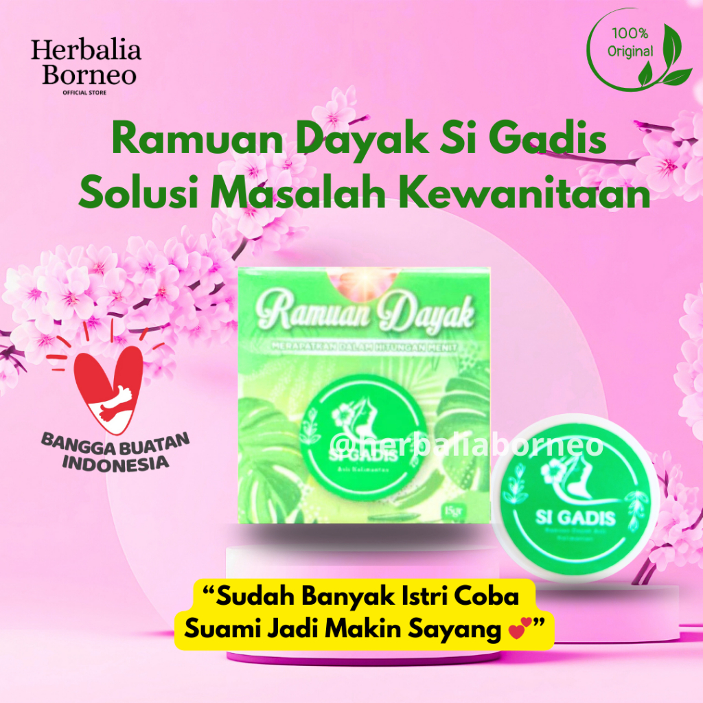 Ramuan Dayak Herbal Alami Perapat Miss V