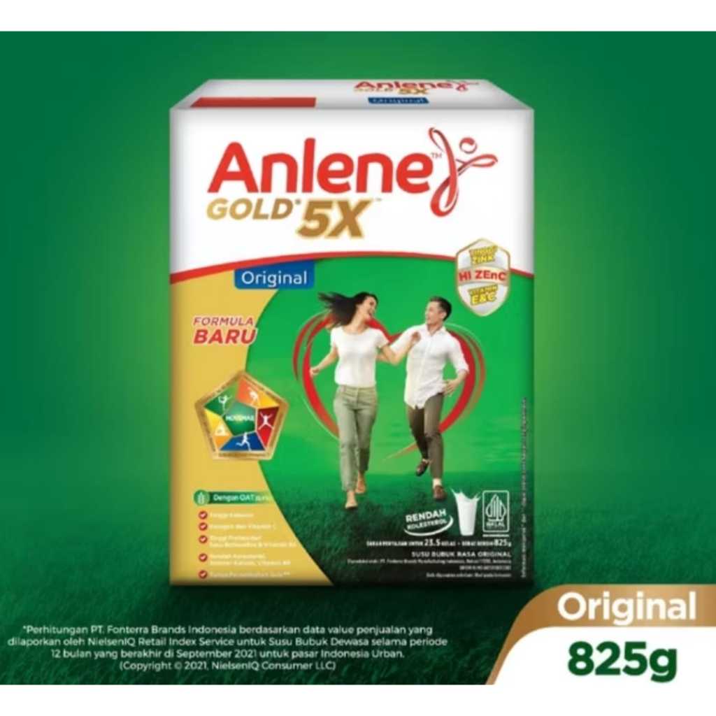 

Anlene Gold 5X Susu Bubuk Dewasa Original 825g