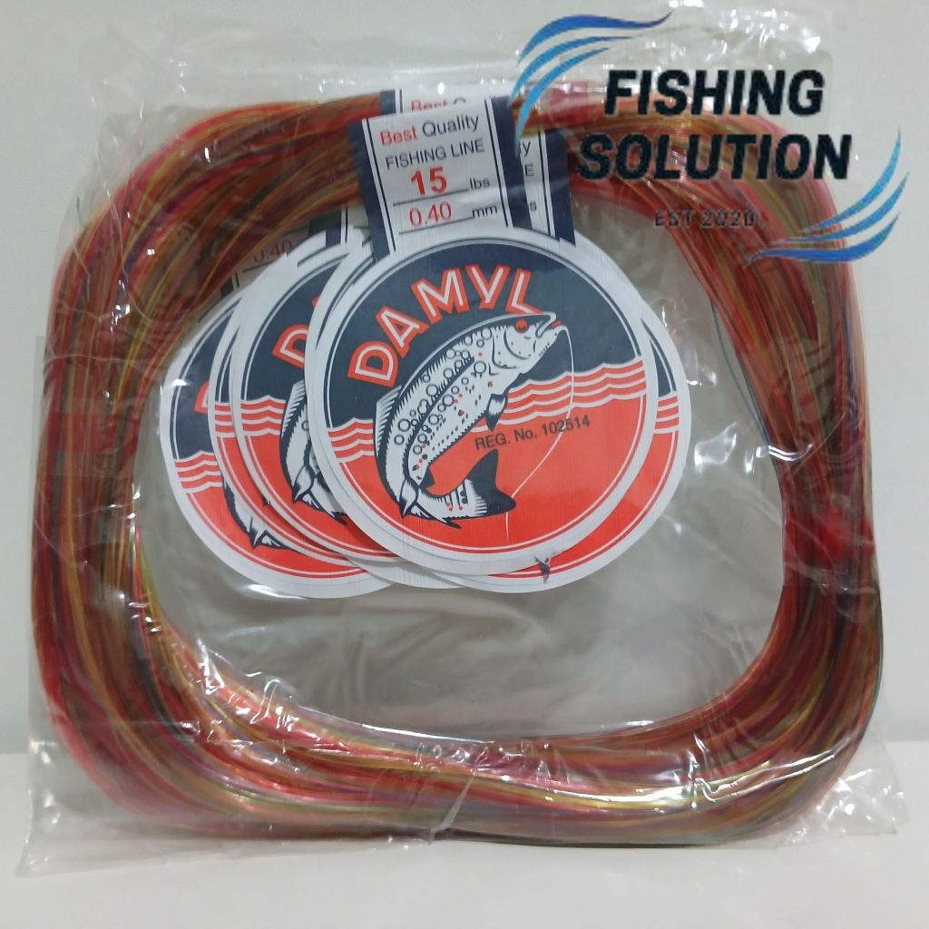 Senar Pancing Goldenfish Golden Fish Damyl / Damil 300 Meter - 0.40 mm - 15 lbs - Mambo / Pelangi - 