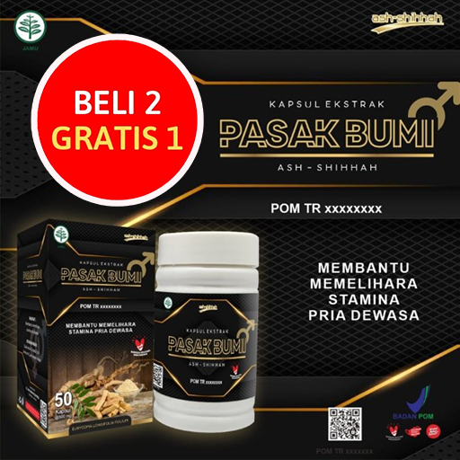 Pasak Bumi Ash-Shihah 50 Kapsul Original Bpom