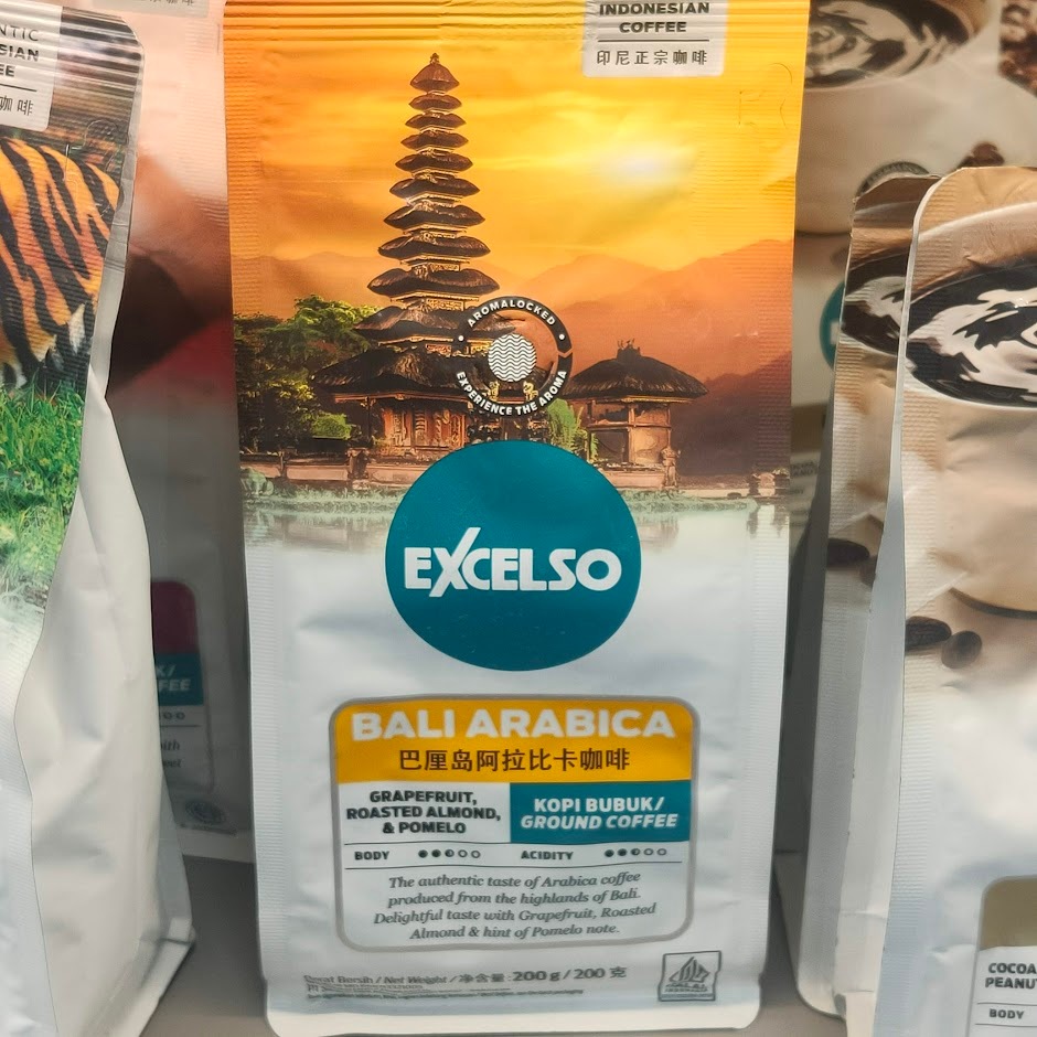 EXCELSO KOPI BALI ARABICA Kopi Bubuk 200gr Ground Coffee Bali Arabica excelso