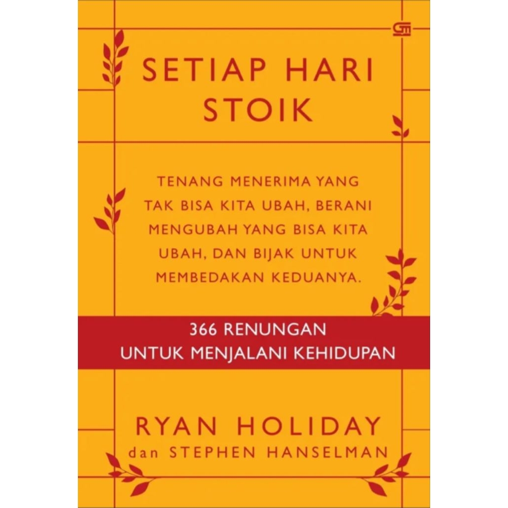 Buku Setiap Hari Stoik karya Ryan Holiday