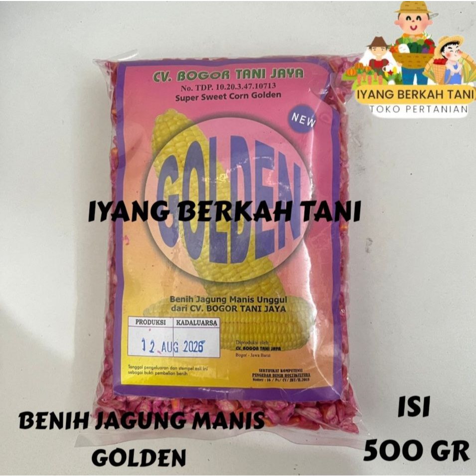BIBIT BENIH JAGUNG MANIS GOLDEN 500 GRAM