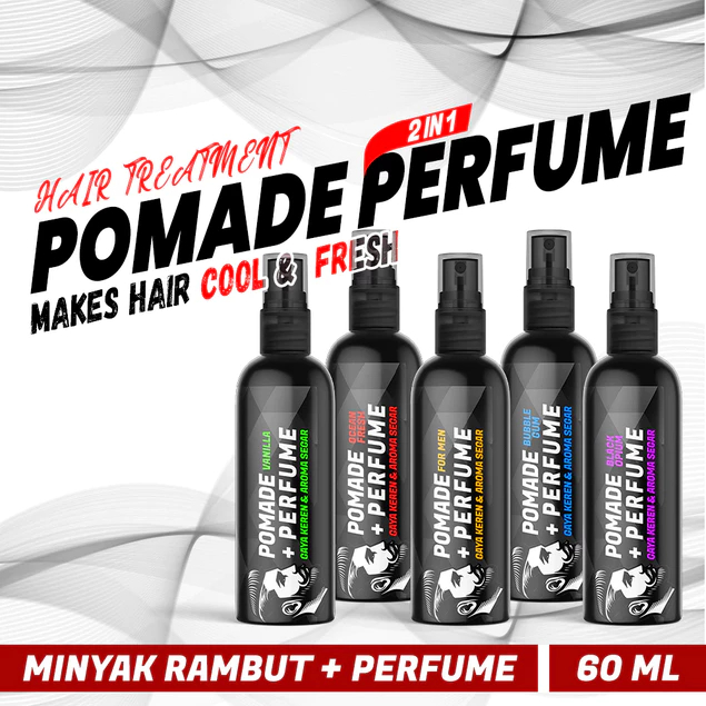 Pomade Parfum Rambut / Pomade Cair / Pomade Semprot / Minyak Rambut / Pomade Spray