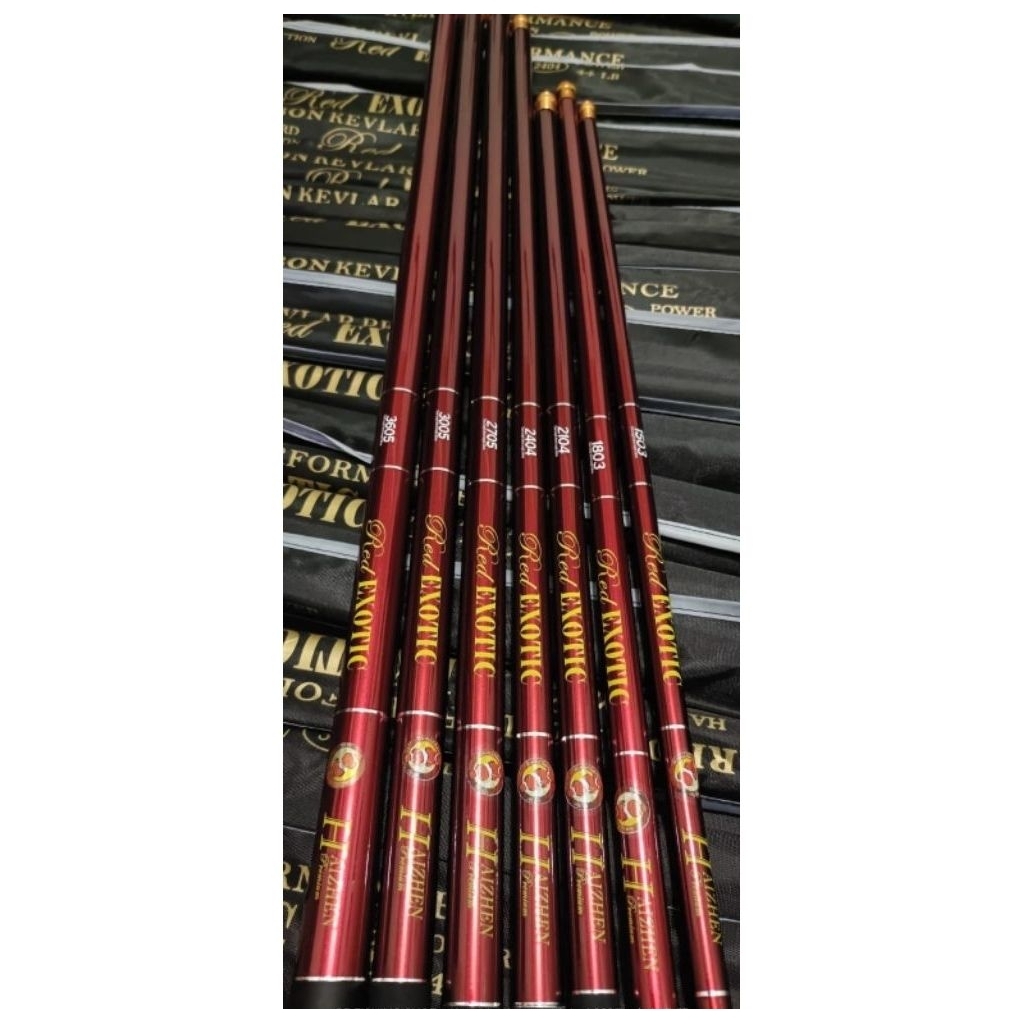 Joran Tegek Haizen Red Exotic Galatama